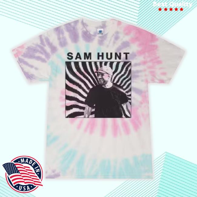 Merchbar Shop Sam Hunt Tie-Dye Photo Sweater
