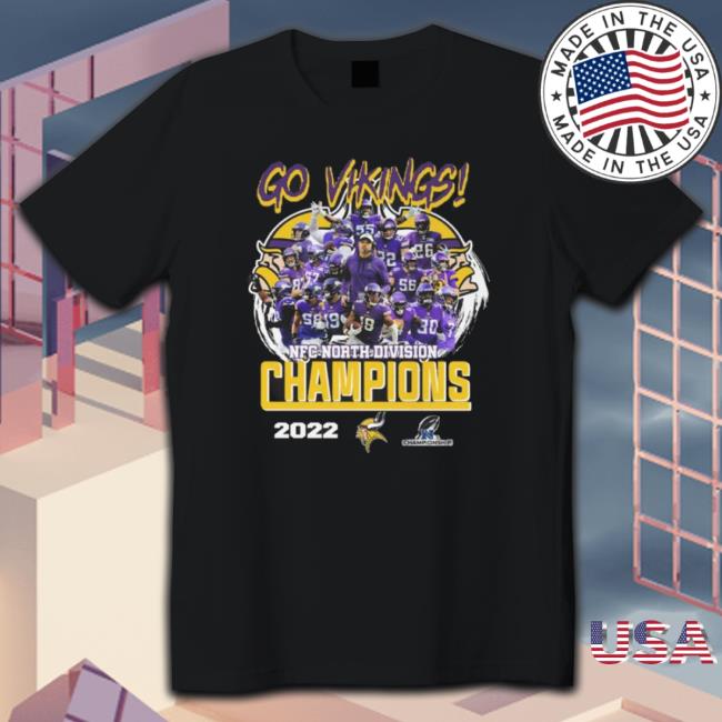 Go Minnesota Vikings Nfc North Division Champions 2022 Hoodie Go Minnesota Vikings Nfc North Division Champions 2022 shirt
