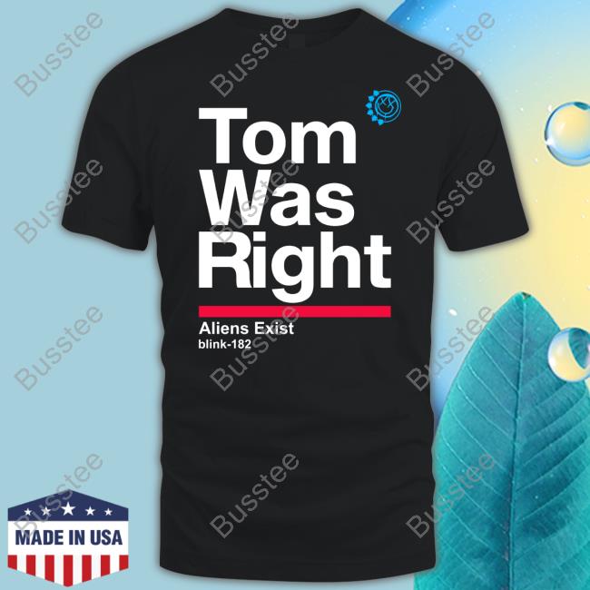 Blink182 Tom Was Right Aliens Exist Hoodie