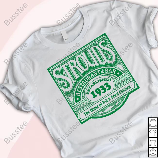 Official George Karlaftis Wearing Stroud's Restaurant Bar Established 1933 Shirt
