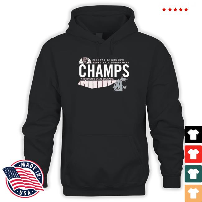 Washington State Cougars 2023 Pac-12 Women’S Basketball Tournament Champs Washington State Cougars Shirt