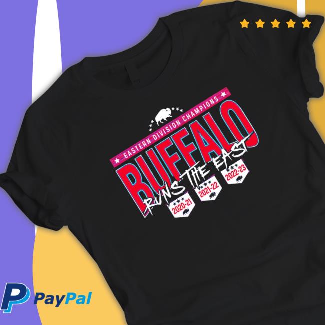 Buffalo Runs The East Eastern Division Champions 2023 Shirts