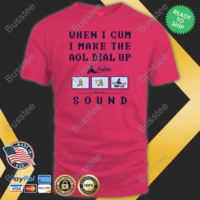 When I Cum I Make The Dial Up Sound Hooded Sweatshirt
