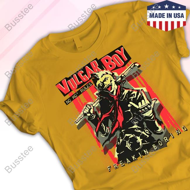 Fangamer Vulgar Boy Freakin Boring Shirt