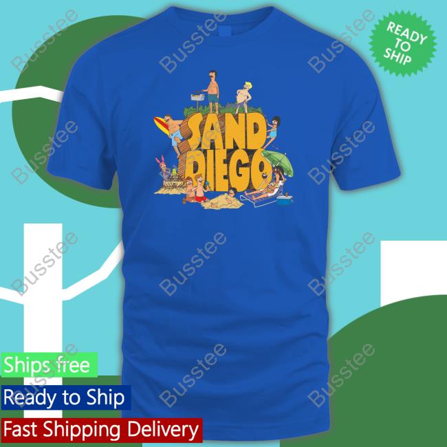 Sdcc Unofficial Blog The Bobs Burgers Beach San Diego New Shirt
