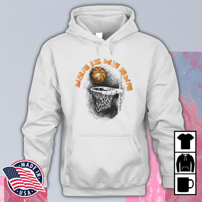 N B A Is My Dna Crewneck Sweatshirt