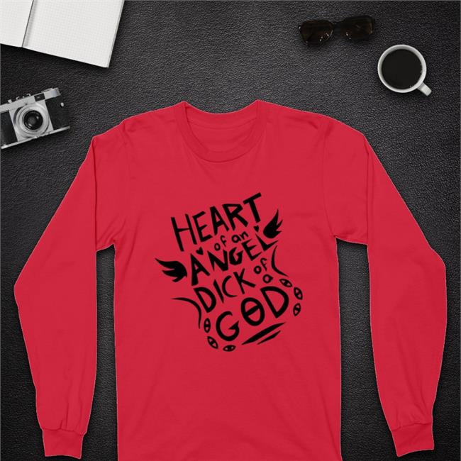 Nucleose's Artist Shop Heart Of An Angel Dick Of A God Hoodie
