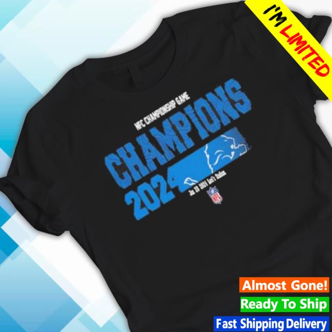 Trending Congratulations Detroit Lions Is Champions Of Nfc Championship Game Season 2023-2024 T-Shirt