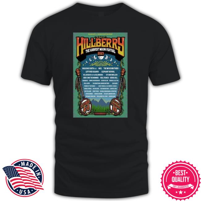 Trending Hillberry The Harvest Moon Festival The Farm At Eureka Springs Ar October Tour 2023 Poster Shirt