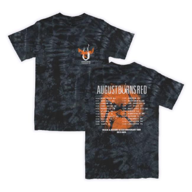 Official August Burns Redtour Merch Store Rescue & Restore 10 Year Tour Hoodie Sweatshirt Augustburnsredtourmerch Shop