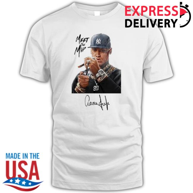 Aaron Judge New York Yankees Street Style Signatures Crewneck Sweatshirt