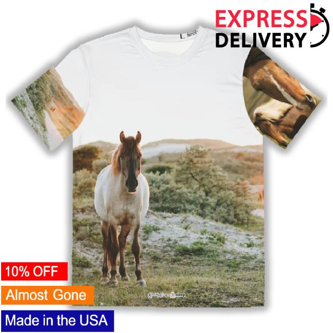 Wild Horse In High Desert Mountains Men's Polyester Sweater (Aop)