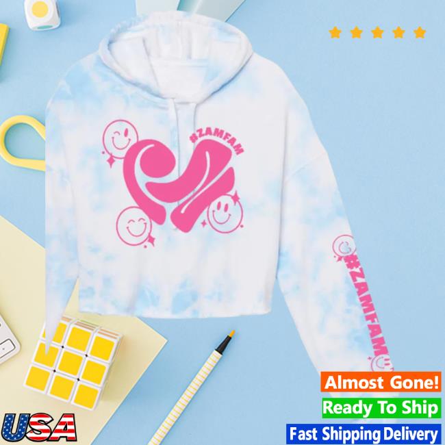 Official Rebecca Zamolo Merch Store Rz Happy Heart Tie Dye Hoodie RebeccaZamolo Shop