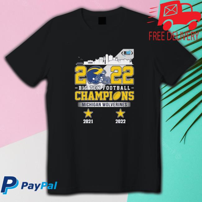 Michigan Wolverines City 2022 Big Ten Football Champions 2021-2022 Long Sleeve Shirt