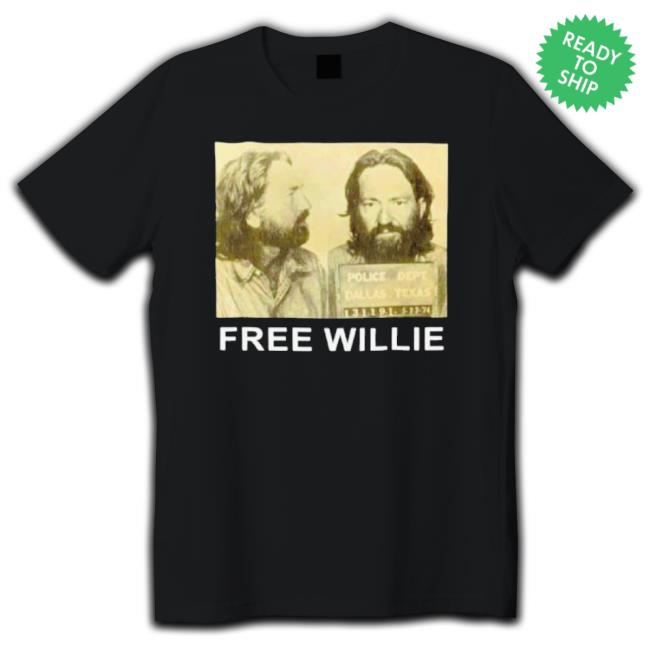 Official Shot Free Willie Willie Nelson Shirt