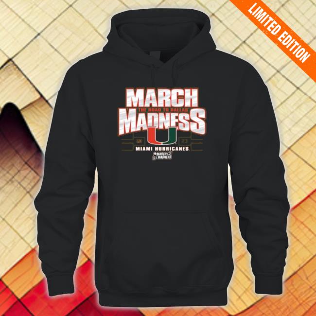 Miami Hurricanes 2023 Ncaa Women’S Basketball Tournament March Madness The Road To Dallas shirt