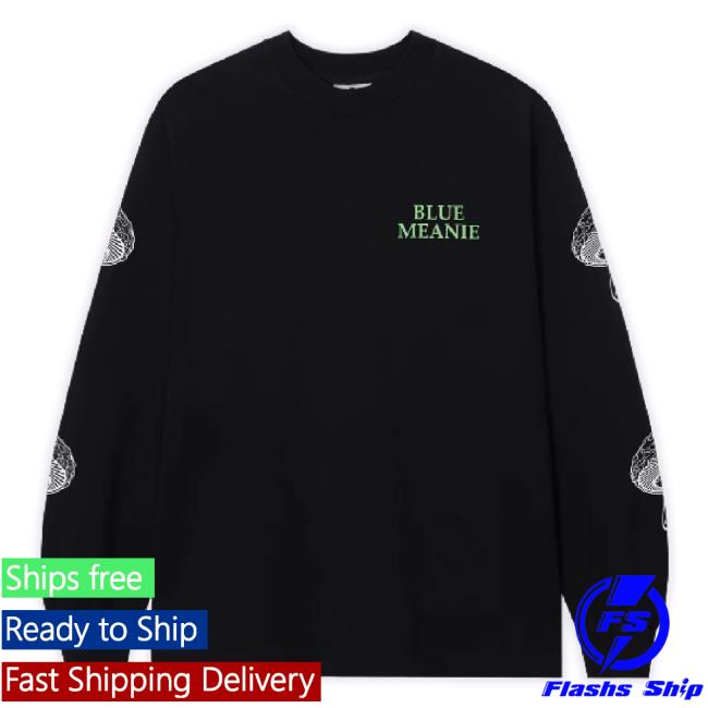 Original Real Bad Man Merch Store Blue Meanie Long Sleeve Tee Realbadman Shop