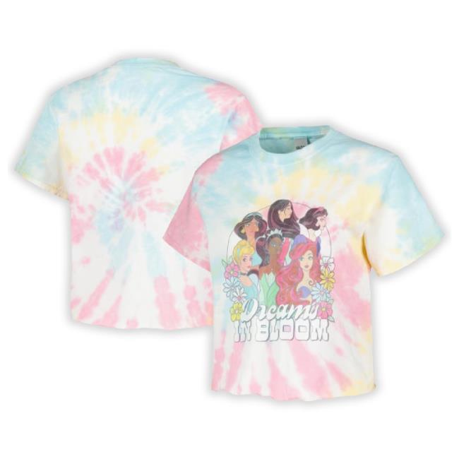 Trending Disney Princess Dreams In Bloom Tie-Dye Hoodie Sweatshirt