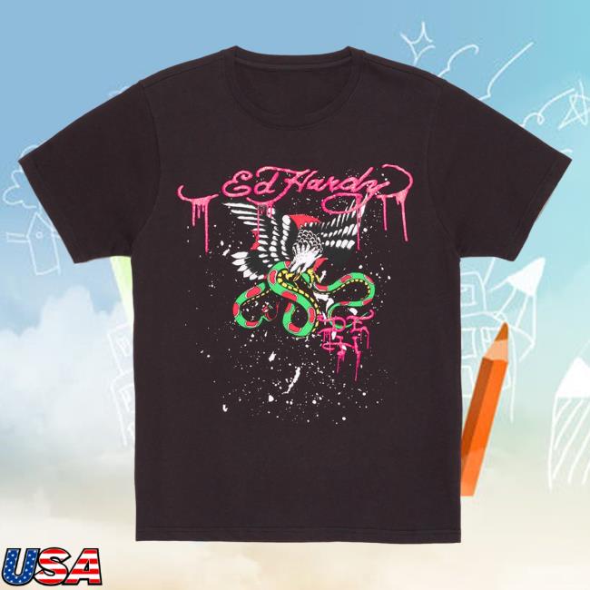 Official Ed Hardy Merch Store Eagle Snake Tee EdHardy Apparel Clothing Shop