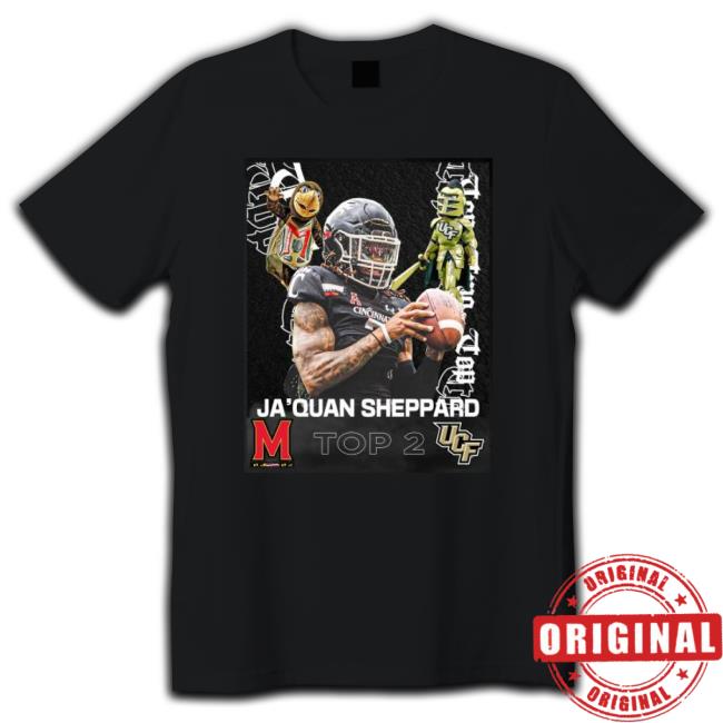 Maryland Terrapins Vs Ucf Knights Ja’Quan Sheppard Top 2 T-Shirt