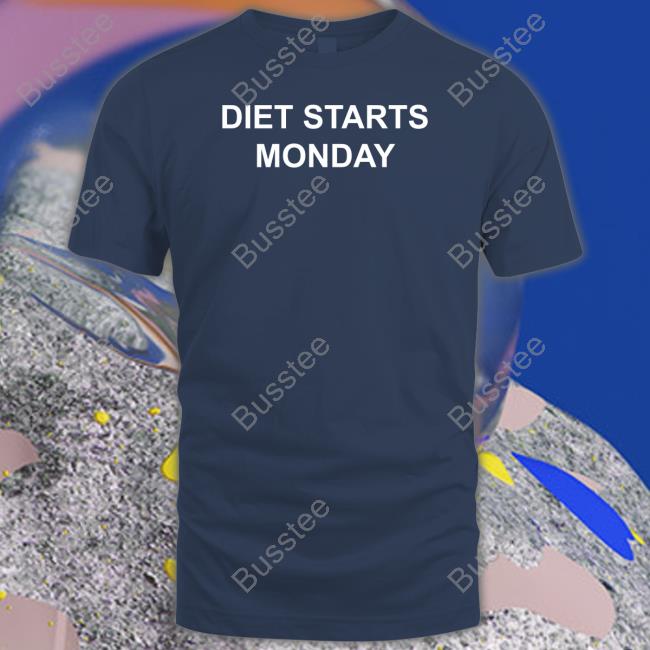 Diet Starts Monday Official Shirt Curtis Woodhouse