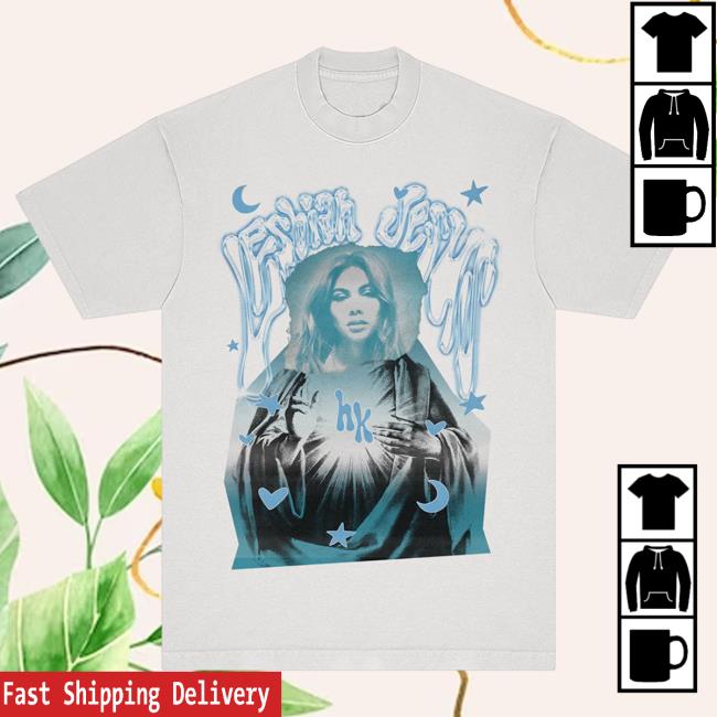 Official Hayley Kiyoko Merch Store Lesbian Jesus Tshirt White HayleyKiyoko