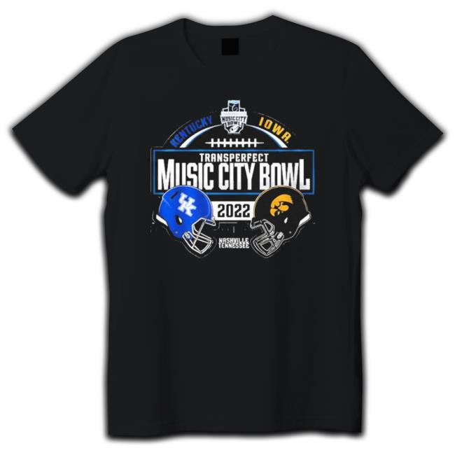 Kentucky Vs Iowa Transperfect Music City Bowl 2022 Shirts
