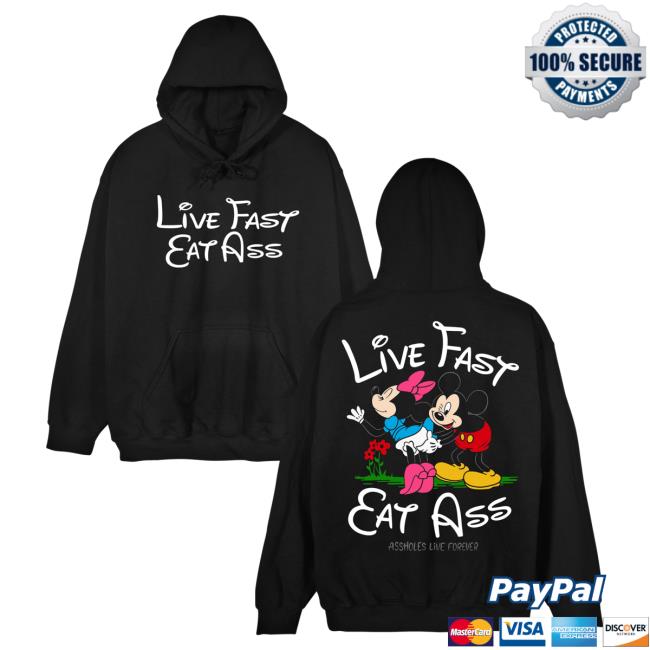 Official Linda Fine Gold Merch Store Assholes Live Forever Linda Finegold Mickey Lfea Black Crewneck Lindafinegold Apparel Clothing Shop AssholesLiveForever
