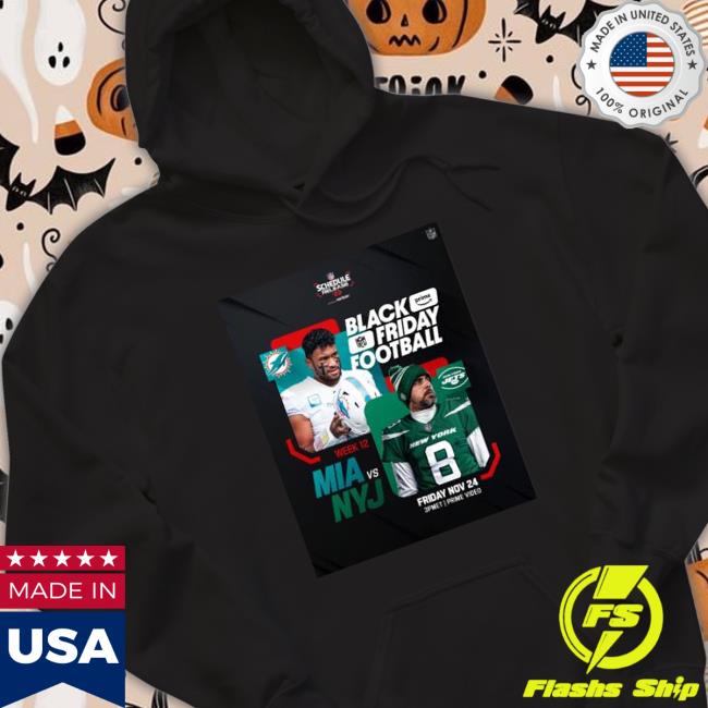 Black Friday Football Mia Vs Nyj shirt, hoodie, tank top, sweater and long sleeve t-shirt
