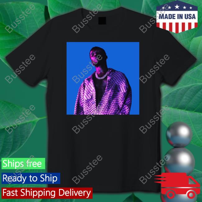 Amielumeh Wearing Wizkid More Love, Less Ego Tee Shirt