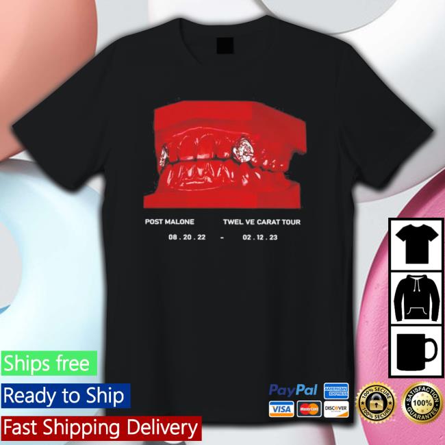 Post Malone Twelve Carat Tour Classic Shirt