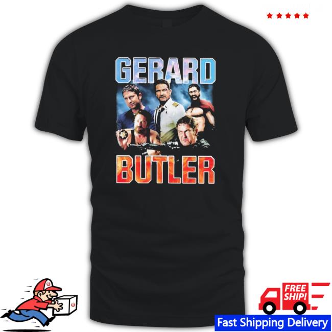 Official Gerard Butler Pics Long Sleeve Shirt