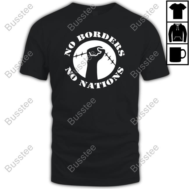 No Borders No Nations Long Sleeve T Shirt