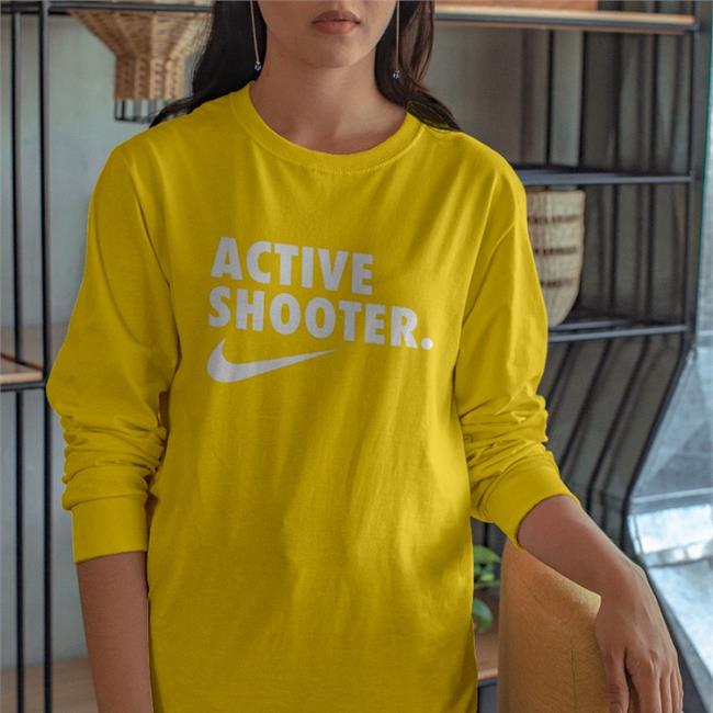 Active Shooter Shirt Shirts With Threatening Aurasr