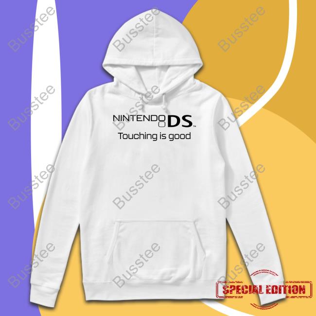 Nintendeal Nintendo Ds Touching Is Good Long Sleeve Tee