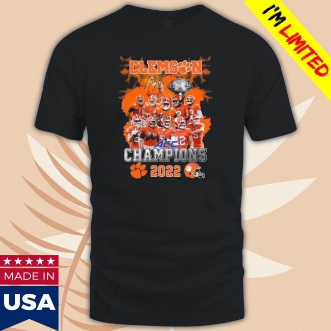 Clemson Tigers Acc Football Conference Champions 2022 Hooded Sweatshirt
