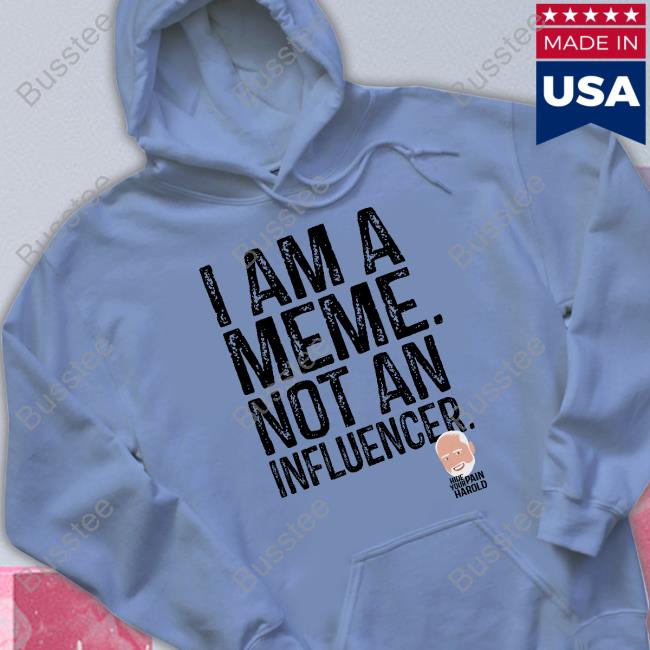 I Am A Meme Not An Influencer Hide Your Pain Harold Hoodie