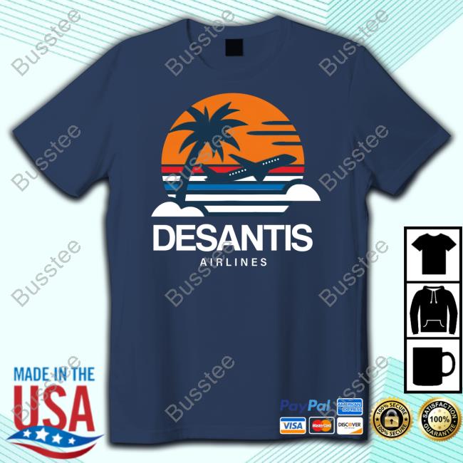 Prison Mitch Desantis Airlines Midnightmitch Tee Shirt