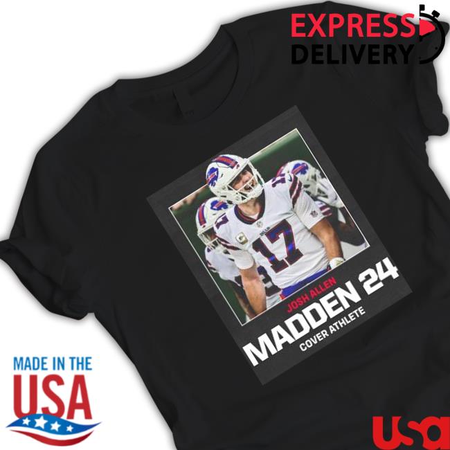 Josh Allen Madden 24 Cover Athlete Buffalo Bills Hoodie