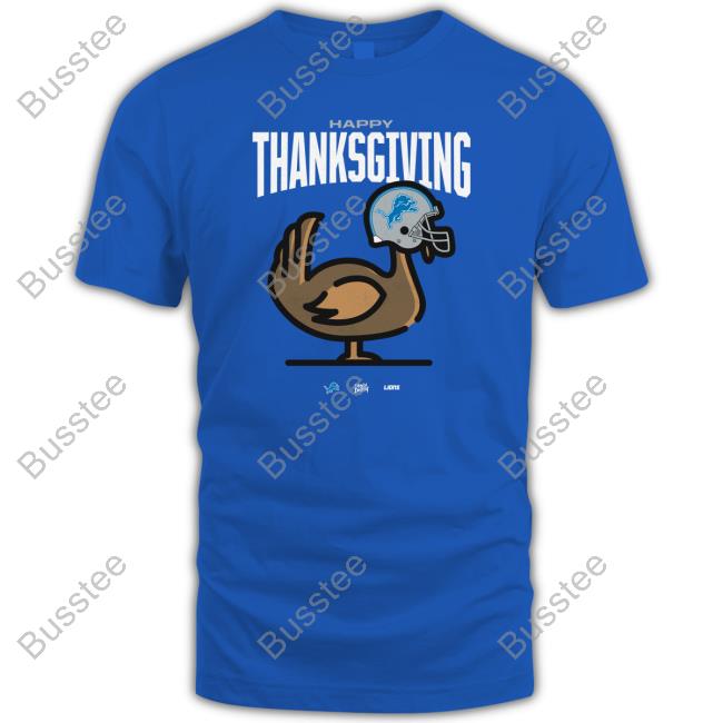 Gobble Detroit Lions Happy Thanksgiving T Shirt
