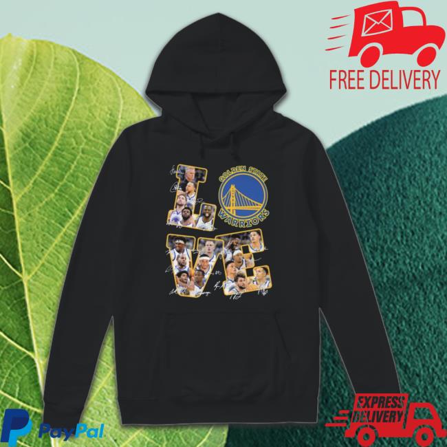 Love Golden State Warriors All Team Player Signatures 2023 Tee Shirt