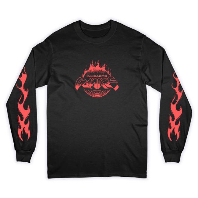Official In Hearts Wake World Long Sleeve Tee (Black)