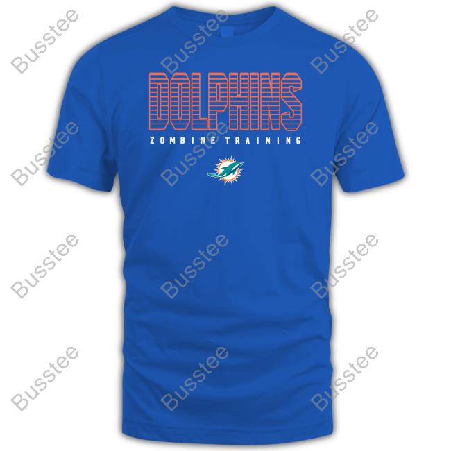 Mike Dolphins Zombine Training Tee Shirt Burghfinsfan2