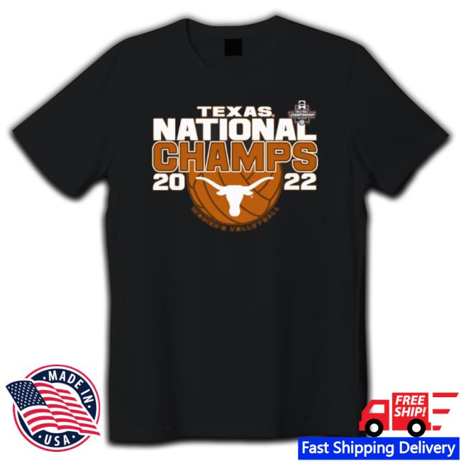 Texas Longhorn Volleyball 2 Sided National Champions 2022 Crewneck Sweatshirt Texas Longhorn Volleyball 2 Sided National Champions 2022 T-Shirt