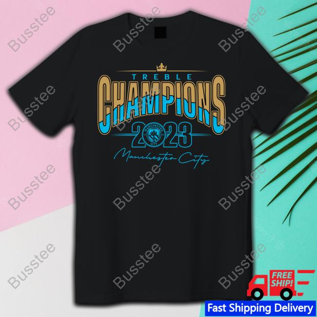 Manchester City 2023 Treble Champions Long Sleeve T Shirt