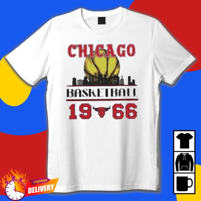Chicago Bulls Basketball 1966 Skyline Sweatshirts