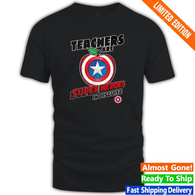 Awesome Teachers Are Superheroes In Disguise 2023 T-Shirt