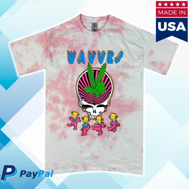 Trending Wavves Deadhead Bart Tie-Dye TankTop