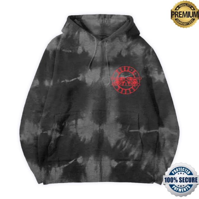 Official Gnrmerch Store Gnrmerch Guns N' Roses Tie Dye Long Sleeve Tee Smoke Gnrmerch Apparel Clothing Shop