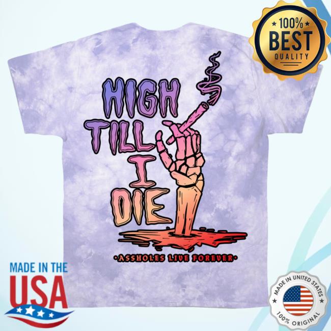 Official Linda Finegold Merch Store Stop High Till I Die Hoodie Lavender Tie Dye Lindafinegold Clothing Shop Tie-Dye